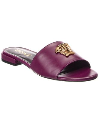 Versace Medusa Leather Sandal
