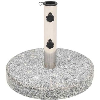 vidaXL Base De Sombrilla De Granito Redonda 20 Kg Vidaxl