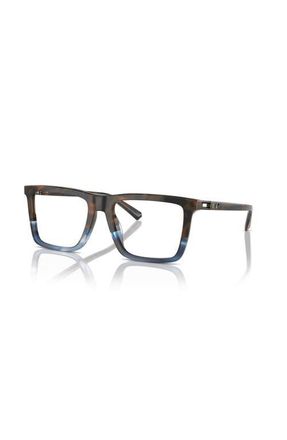 Michael Kors 55mm Rectangle optical glasses in Blue at Nordstrom