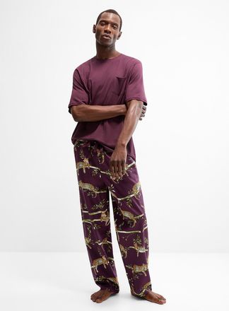 Cyberjammies Mens Wild animal pyjama pant