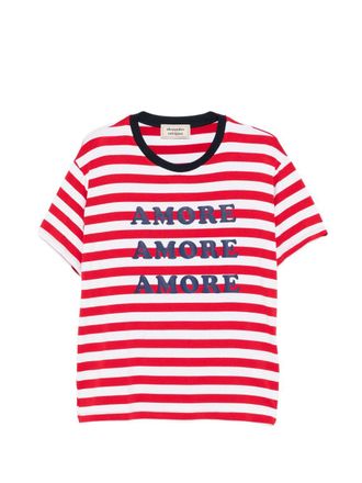 Alessandro Enriquez Gestreiftes T-Shirt