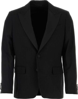 Etro Black Double Breasted Blazer