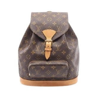 Louis Vuitton Pre-owned Backpacks, female, Brown, Size: ONE SIZE Pre-owned Montsouris Monogram Backpack
