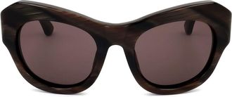 Linda Farrow DRIES VAN NOTEN DVN99 C9 Womens Sunglasses Brown Size 53
