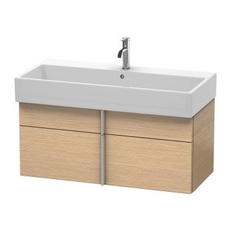 Duravit Duravit Vero Air Mueble De Pared 98,4 X 43,1 Cm, 1 Caj&oacute;n, 1 Extra&iacute;ble, Para Vero Air 235010, Color (frente/cuerpo): Roble Cepillado Chapa De Madera Au