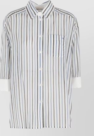 Semicouture striped cotton shirt