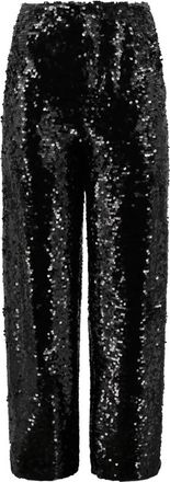 Philosophy di Lorenzo Serafini Zwarte Duchesse Broek - Dames - Straight fit broeken - Zwart - M - Broeken