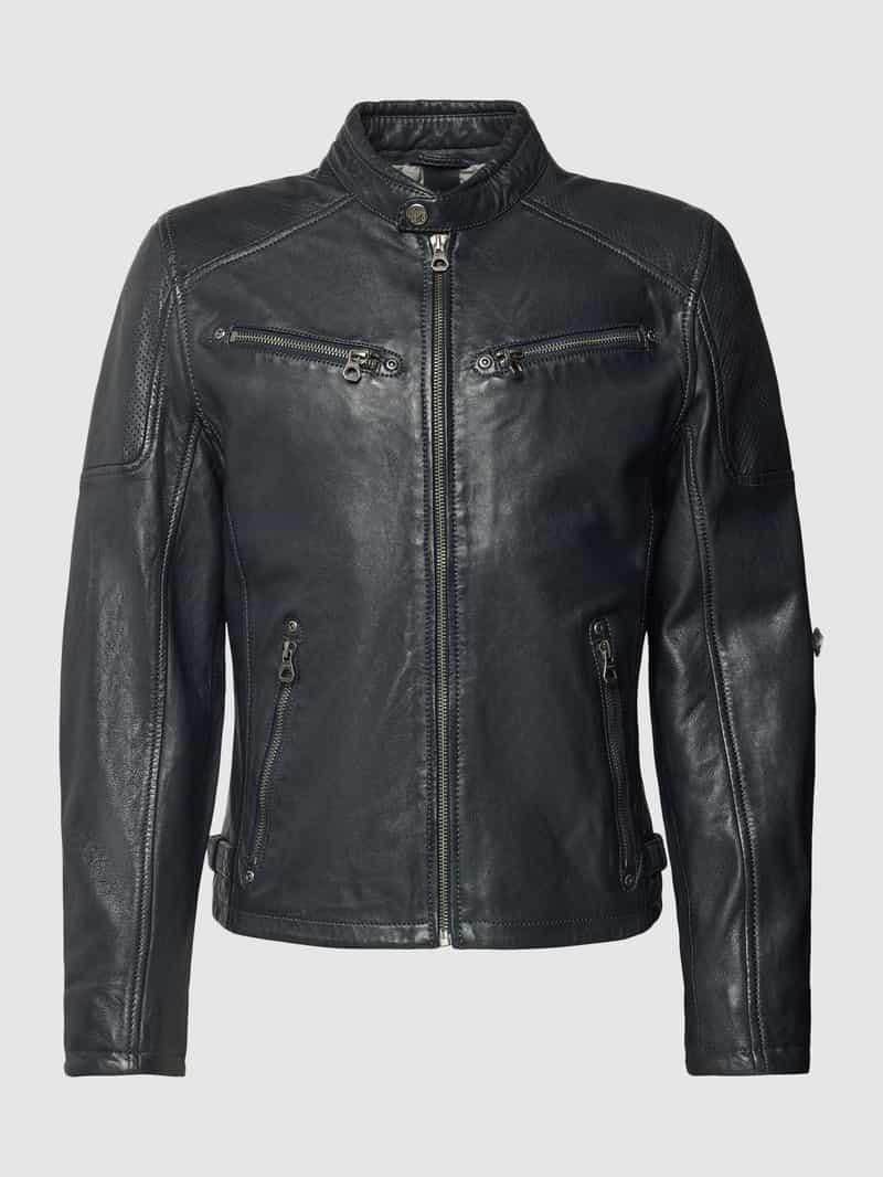 Gipsy Lederjacke mit Stehkragen Modell MARC LAKEV ab 169,90
