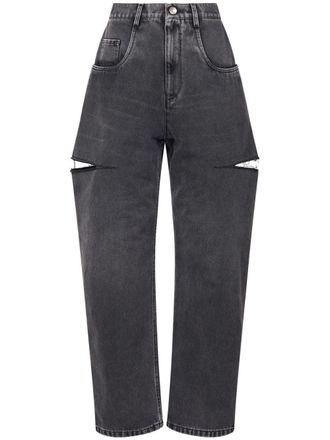 Maison Margiela High Waisted Tapered Jeans