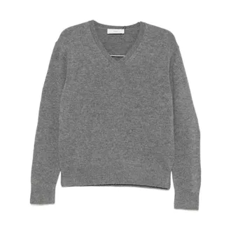 Dunst Maglione Girocollo in Misto Cashmere - - Knitwear - Donna - Grigio - XS