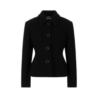 Chlo&eacute; Tailored Fitted Jacket - female - Chlo&eacute; - Blazers - Black - M - Jackets