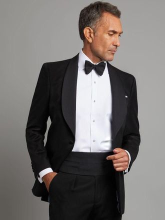 Oliver Brown Plain Facing Whittaker Dinner Jacket - Black