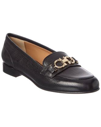 Ferragamo Gancini Leather Loafer