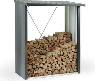 BIOHORT Le&ntilde;ero Caseta Metalica Biohort Woodstock 230 Color Gris Cuarzo Metalizado