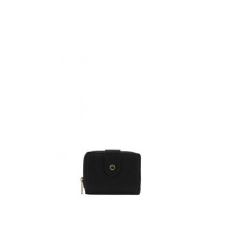 Pourchet Accessoires, Dames, Zwart, ONE Size, Leer, Club Flap Portemonnee