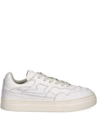 Stepney Workers Club leather sneakers - White