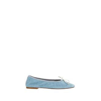 Aeyde Ballerina Shoes, female, Blue, 7 UK, Ballerinas