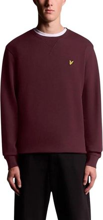 Lyle & Scott Brushed Back Crew Neck Sweat Ml 1131V - Heren - Sweatshirts - Rood - 2XL - Katoen - Hoodies & sweatvesten