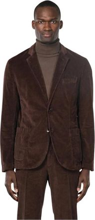 Mason's Tiziano Blazer - Heren - Blazers - Bruin - L - Katoen - Jassen