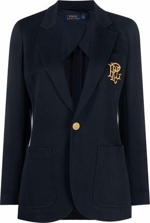 Polo Ralph Lauren Blazer In Jacquard A Maglia Doppia-Donna