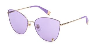 Furla SFU598 0F78 Womens Sunglasses Gold Size 58