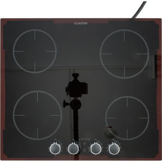 Klarstein Klarstein Kochheld Cocina De Inducci&oacute;n De 4 Zonas, 6000w Y Perillas Vidrio Negro