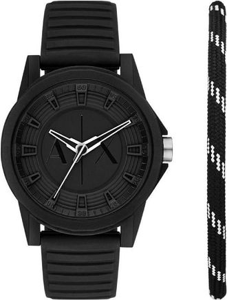 A|X Armani Exchange Quartz Black Dial Mens Watch AX7159SET