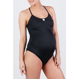 Cache Coeur Roxana Maternity swimsuit in Black at Nordstrom, Size Xx-Large
