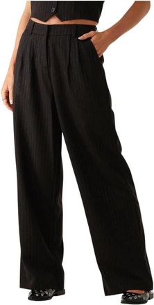 Envii Zwarte Endore Broek voor Vrouwen - Dames - Wijde Broeken - Zwart - S - Broeken