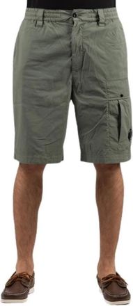 C.P. Company Bermuda Shorts - Heren - Korte Broeken - Groen - XL - Katoen - Korte Broeken