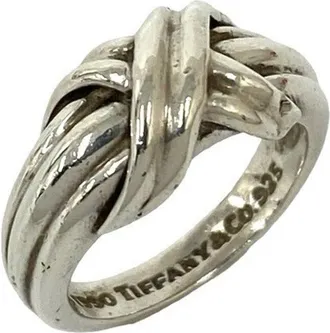 Tiffany & Co. Silver Silver 925 Band Ring (Pre-Owned)