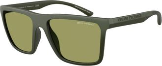 A|X Armani Exchange AX4162SU 83892A Mens Sunglasses Green Size 57