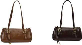 Generic PU womens shoulder bag in plain colors. Small handbag with handle for everyday use and special occasions