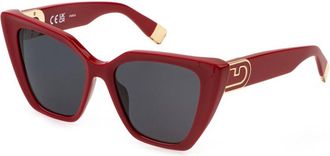Furla SFU879 09LB Womens Sunglasses Red Size 54