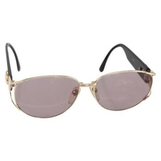 Saint Laurent Pre-owned Accessories, female, Black, Size: ONE SIZE Pre-owned Plastic Sunglasses