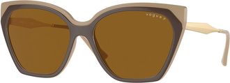 Vogue Eyewear VO5521S Polarized 310183 Womens Sunglasses Brown Size 57