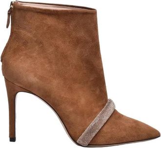 Eleventy Suede Ankle Boot - Brown