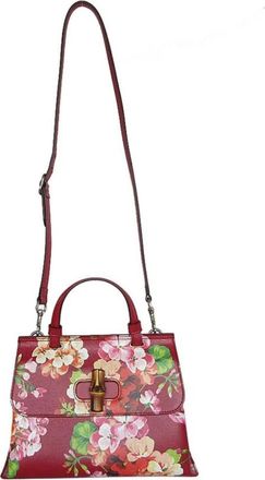 Gucci Pre-owned Handbags, female, Multicolor, Size: ONE SIZE Pre-owned Floral Print Top Handle Bag