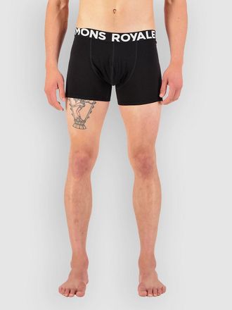 Mons Royale Hold Em Shorty Boxershorts zwart