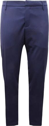 Dondup Wollen broek- gemaakt in Itali&euml; - Heren - Chinos - Blauw - W38 - Wol - Broeken