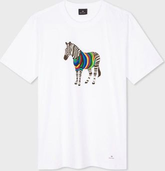 Paul Smith PS ZEBRA T SHIRT Size: XL, colour: WHITE