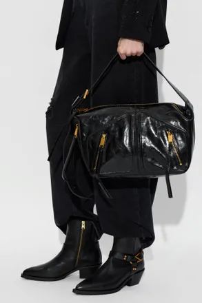 AllSaints Shoulder Bag Jean Rey, Womens, Black