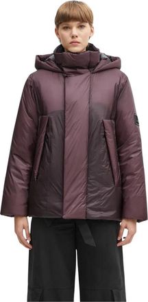 Rains Torna Curve Jacket - Dames - Winterjassen - Paars - XS - Leer - Jassen
