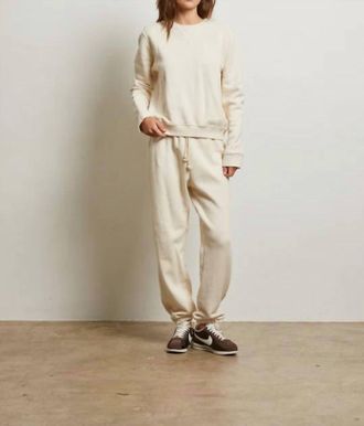 perfectwhitetee Michelle Jogger In Sugar