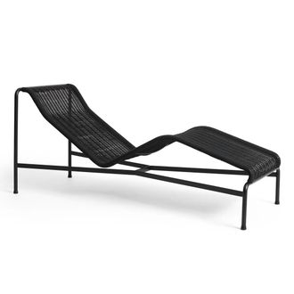 HAY Palissade Cord Chaise Longue Liegestuhl, anthrazit