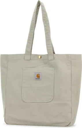 Carhartt Work in Progress Mens Tote Beige Organic Cotton Canvas