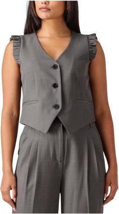 Co'Couture Dames, Jassen, Grijs, Maat: XL