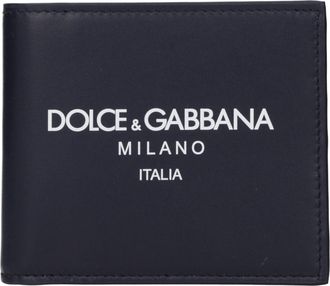 Dolce & Gabbana Dolce&Gabbana Herrens Geldb&ouml;rse aus blauem Leder