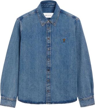 Ami De Coeur Denim Shirt - Dames - Spijkeroverhemden - Blauw - S - Denim - Overhemden