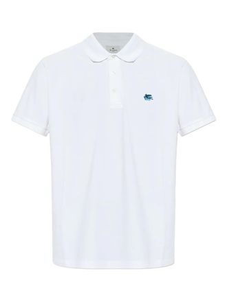Etro logo polo shirt - White